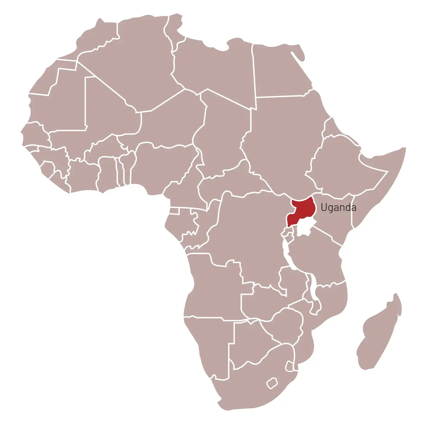 East Africa region map